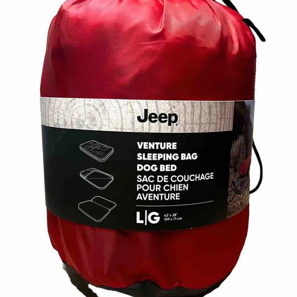 New Jeep Venture Dog Bed for Camping and Travel Large